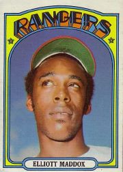 1972 Topps Baseball Cards      277     Elliott Maddox